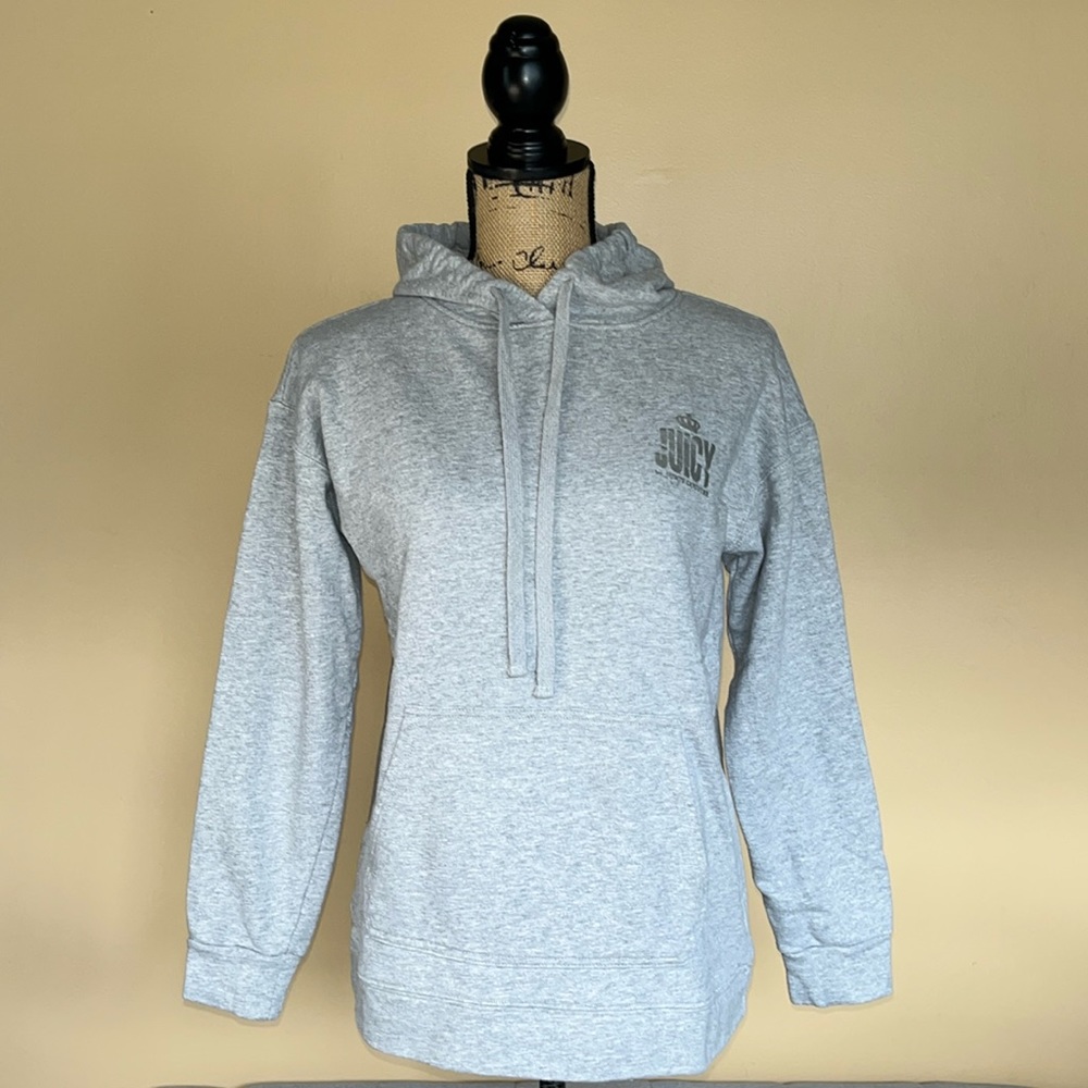 Juicy Couture Gray Cotton Hoodie